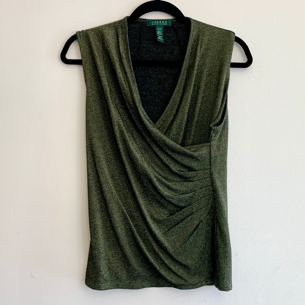 Lauren Ralph Lauren Metallic Sleeveless Top